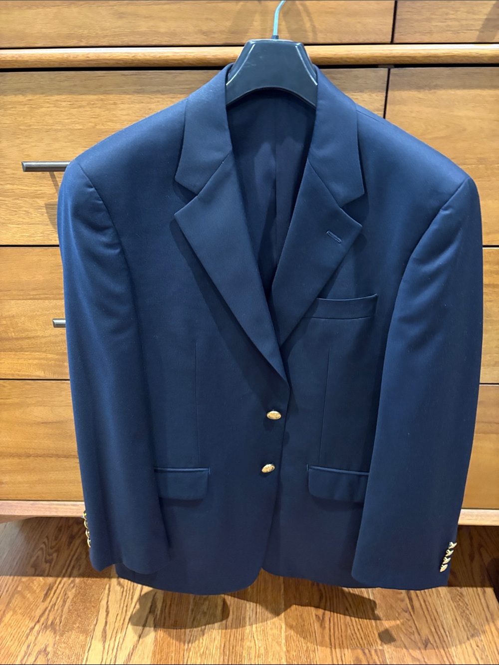 Ralph Lauren Navy Blazer with Gold Buttons